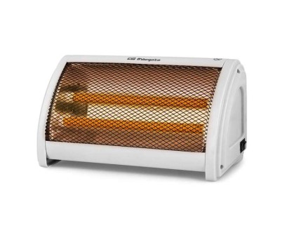 Orbegozo BP 3200 Estufa Ceramica Calor Instantaneo - Potencia 1000W - Dos Niveles de Calor - Asa de Transporte - Seguridad Antivuelco - Compacta y Eficiente