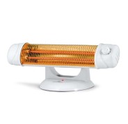 Orbegozo BP 5003 a Estufa de Cuarzo Intenso - Potencia de 1200W - 2 Niveles de Calor - Sistema de Seguridad Antivuelco - Diseño Horizontal Orientable