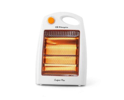 Orbegozo BP 5007 Estufa de Cuarzo Compacta - Calor Intenso y Uniforme por Radiacion - 2 Niveles de Potencia - Sistema de Seguridad Antivuelco