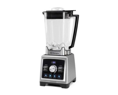 Orbegozo BV 9800 Batidora de Vaso Profesional 1500W - Vaso Tritan 2L - Cuchillas Acero Inoxidable - 8 Velocidades y 5 Programas Preconfigurados - Facil Limpieza