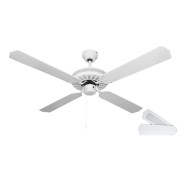 Orbegozo CF 07132 B Ventilador de Techo - 3 Velocidades 4 Aspas Reversibles - 60W - Diametro 132cm - Color Blanco
