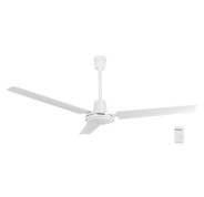 Orbegozo CF 86140 Ventilador de Techo Elegante y Funcional - Interruptor de Pared - 5 Velocidades - Potencia 70W - 140cm de Diametro - Blanco