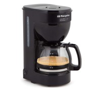 Orbegozo CG 4014 Cafetera de Goteo Negra - Disfruta de 6 Tazas de Cafe Caliente con Rapidez y Comodidad - Filtro Permanente - Jarra de Cristal - Proteccion Anti Goteo y Desconexion Automatica