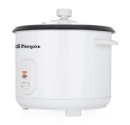 Orbegozo CO 3031 Cocedor de Arroz - Cocina Arroz sin Pegarse - Capacidad 1.8L - Vaporera Incluida - Apagado Automatico - Durabilidad y Excelencia