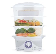 Orbegozo CO 4015 Vaporera Multifuncional - Cocina Saludable y Completa en un Solo Equipo - Temporizador de 60 Minutos - Capacidad de 9 Litros - Libre de Bisfenol a - Potencia de 800W