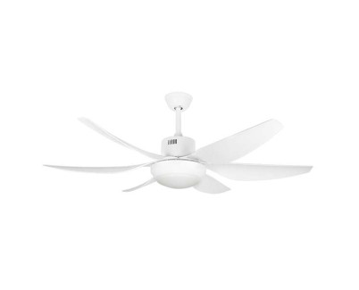 Orbegozo CP 100138 Ventilador de Techo con Luz LED - Motor DC de Bajo Consumo - Funcion Reversible - Temporizador - Mando a Distancia - Ideal para Grandes Espacios
