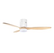 Orbegozo CP 114132 Ventilador de Techo Moderno - Potente Motor DC - Luz LED Ajustable - Funcion Reversible para Invierno y Verano - Mando a Distancia - Temporizador Programable