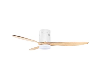 Orbegozo CP 114132 Ventilador de Techo Moderno - Potente Motor DC - Luz LED Ajustable - Funcion Reversible para Invierno y Verano - Mando a Distancia - Temporizador Programable