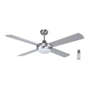 Orbegozo CP 77132 Ventilador de Techo Plateado - Silencioso y Eficiente - Mando a Distancia - Ahorro Energetico - Elegancia y Confort