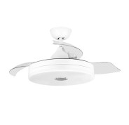 Orbegozo CPB 123105 Ventilador de Techo con Altavoz Bluetooth - Potente y Silencioso - Luz LED - Funcion Reversible - Mando a Distancia - Estilo Moderno