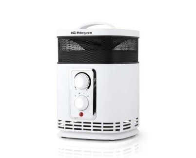 Orbegozo CR 6025 Calefactor Enviroheat - Calefaccion 360° - Potencia 1500W - Diseño Moderno - Termostato Regulable - Modo Ventilador - Seguro y Fiable - 100% Operativo - Indispensable en tu Hogar