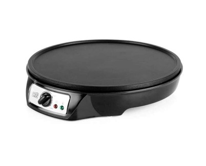 Orbegozo Crepera CM 2360 Maquina para Crepes Versatil y Facil de Usar - Superficie Antiadherente - Temperatura Ajustable - Luces Indicadoras - Pies Antideslizantes y Accesorios Incluidos