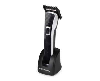 Orbegozo CTP 1200 Cortapelos Electrico Recargable Resistente al Agua Corte Preciso y Comodo con 5 Posiciones de Corte - Cabezal y Cuchillas Extraibles - y Luz Indicadora de Carga