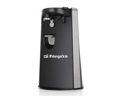 Orbegozo CU 6500 Abrelatas Electrico 3 en 1 - Practico y Funcional - Cuchilla de Acero Inoxidable - Potencia 60W - Facil Limpieza - Dise&ntilde;o Atractivo