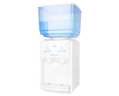 Orbegozo DA 5525 Dispensador de Agua Fria - Capacidad 7 Litros - Enfriamiento 8º-15º - Potencia 65W - Indicadores Luminosos - Bandeja Recoge Gotas - Facil Limpieza y Rellenado