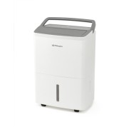 Orbegozo DH 1655 Deshumidificador - Potencia 230W - Absorbe 16 L/Dia - Deposito de 4L - Respetuoso con el Medio Ambiente - Temporizador - Ruedas y Asa de Transporte - 35x49x23.5cm - Color blanco