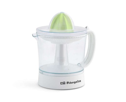 Orbegozo EP 2210 Exprimidor de Zumo Practico y Potente - Potencia 25W - Capacidad 1 Litro - Funcion Automatica de Giro y Arranque - Regulador de Pulpa - Accesorios Lavables en Lavavajillas