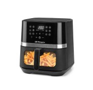 Orbegozo FDR 68 Freidora sin Aceite Saludable - Capacidad 6.5L - Potencia 1600/1800W - 12 Programas de Coccion - Pantalla LED Tactil - Sistema de Seguridad - Antiadherente - Lavavajillas