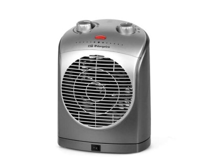 Orbegozo FH 5022 Calefactor Oscilante - Calidez y Confort en Invierno - Funcion Oscilante - Proteccion contra Sobrecalentamiento - Luz Indicadora - Dos Velocidades - Potencia de 2200W
