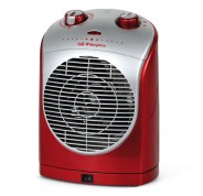 Orbegozo FH 5025 Calefactor con Ventilador - Potencia 2200W - Oscilante - Base Antideslizante - Indicador Luminoso - Proteccion contra Sobrecalentamiento - Color rojo