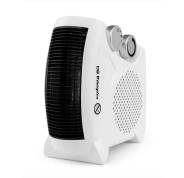 Orbegozo FH 5040 a Calefactor 2 en 1 - Potencia 2000W - Selector Rotativo 3 Posiciones - Funcion Ventilador - Asa Transporte - Proteccion Sobrecalentamiento