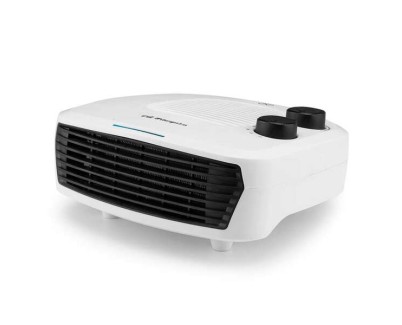 Orbegozo FH 5042 Calefactor Portatil Calor Instantaneo - 2000W de Potencia - 2 Niveles de Calor - Funcion Ventilador - Seguridad Antivuelco y Sobrecalentamiento - Ligero y Facil de Transportar