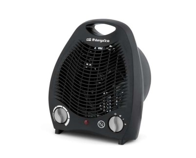 Orbegozo FH 5129 Calefactor Compacto - Potente y Seguro Calefactor con Termostato Ajustable - Funcion Ventilador y Proteccion contra Sobrecalentamiento - Elegante Diseño Minimalista