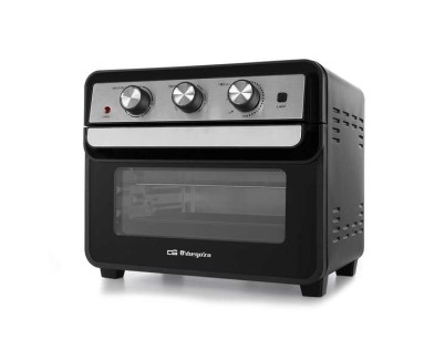 Orbegozo HOF 220 Horno Freidora Multifuncion - Potencia de 1600W en Modo Horno y 1700W en Modo Freidora de Aire - Capacidad de 22 Litros - 6 Modos de Coccion