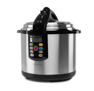 Orbegozo HPE 8075 Olla a Presion Electrica Ultra Rapida - Temporizador Programable - Menus Pre-Configurados - Seguridad y Ahorro Energetico
