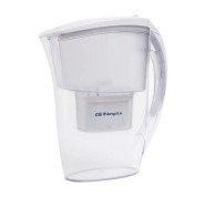 Orbegozo JR 3025 Jarra Purificadora de Agua - Tres Cartuchos Filtrantes - Capacidad Total de 2.4 Litros - Indicador de Vida del Filtro - Diseño Ergonomico y Practico