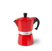Orbegozo KFR 340 Cafetera de Aluminio - Prepara 3 Tazas de Cafe en Minutos - Compatible con Todo Tipo de Cocinas - Mango Ergonomico y Valvula de Seguridad - Facil de Limpiar y Mantener