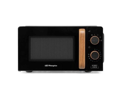 Orbegozo Mi 2120 Microondas - Capacidad 20L - Potencia 700W - 6 Niveles de Potencia - Temporizador 30min - Descongelacion