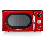 Orbegozo MIG 2042 Microondas Vintage Multifuncion - Potencia 700W/900W - 10 Niveles de Potencia - Grill de Cuarzo - Temporizador Digital - Diseño Retro Años 60 - Facil Limpieza - 20L de Capacidad