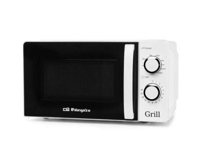 Orbegozo MIG 2130 Microondas Multifuncion - Capacidad 20L - Potencia 700W - Grill 900W - 5 Niveles de Potencia - Funcion Descongelacion - Temporizador 30min