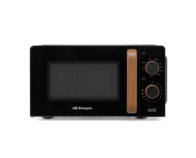 Orbegozo MIG 2140 Microondas Multifuncion - Capacidad 20L - Potencia 700W - Grill 900W - 5 Niveles de Potencia - Funcion Descongelacion - Temporizador 30min