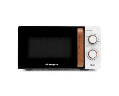 Orbegozo MIG 2142 Microondas con Grill - Capacidad 20L - Potencia 700W - Grill 900W - 5 Niveles de Potencia - Temporizador 30min - Programa de Descongelacion