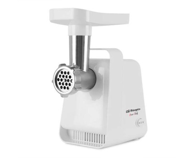Orbegozo MP 2000 Picadora de Carne Eficiente - Potente Motor de 600W - Facil de Limpiar y Desmontar - Incluye Accesorios para Salchichas y Kibbe - Boton de Marcha/Parada - Estable y Segura