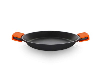 Orbegozo PDA Paellera de Aluminio Fundido - Versatilidad y Durabilidad en tu Cocina - Asas de Silicona - Antiadherente Libre de Pfoa - Apta para Todo Tipo de Fuegos - Lavavajillas y Horno