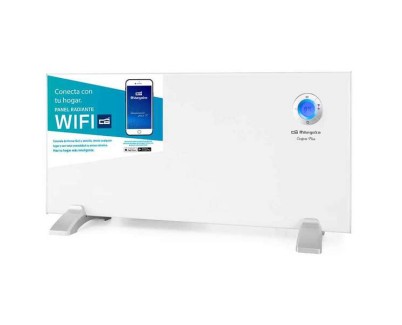 Orbegozo REW 1500 Panel Radiante Wi-Fi Inteligente - Control por Voz - Deteccion de Ventanas Abiertas - Programacion Diaria y Semanal - Resistencia de Aluminio - Seguridad Infantil