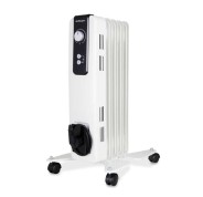 Orbegozo RH Compacto Radiador de Aceite - Potente y Silencioso - 2 Niveles de Potencia - Termostato Regulable - Seguridad Garantizada - Facil de Transportar