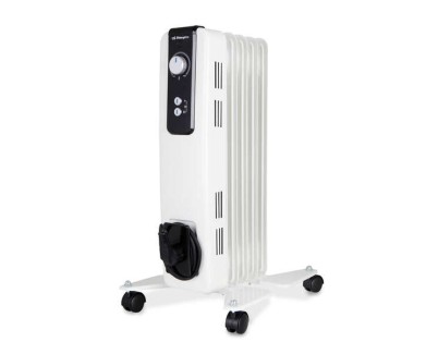 Orbegozo RH Compacto Radiador de Aceite - Potente y Silencioso - 2 Niveles de Potencia - Termostato Regulable - Seguridad Garantizada - Facil de Transportar