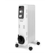Orbegozo RL 1500 Radiador de Aceite Elegance - Potente y Seguro - Inercia Termica para Dispersion Homogenea del Calor - Proteccion contra Sobrecalentamiento y Antivuelco