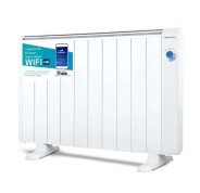 Orbegozo RRW-1800 Emisor Termico Wifi RealWarm Elements - Control por Voz con Google Assistant y Alexa - Programacion Diaria y Semanal - Funcion Deteccion de Ventanas Abiertas - Display Digital LCD