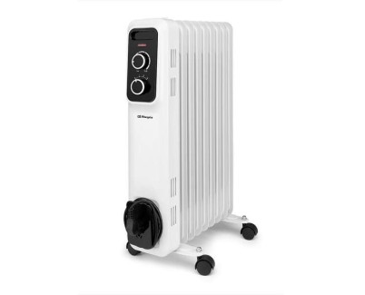 Orbegozo RS 2000 Radiador de Aceite Elegante y Potente - Potencia Maxima 2000W - 9 Elementos Calorificos - Proteccion contra Sobrecalentamiento y Antivuelco - Facil Manejo y Transporte