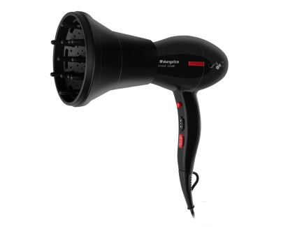 Orbegozo SE 2205 Secador Profesional - Potente Motor AC - Golpe de Aire Frio - 2 Concentradores y Difusor - Proteccion contra Sobrecalentamiento - Diseño Elegante y Seguro para un Secado Profesional