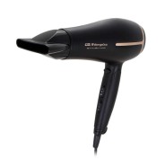 Orbegozo Secador Plegable Profesional - Potencia y Comodidad en un Diseño Compacto - 3 Niveles de Temperatura - 2 Velocidades - Pulsador de Aire Frio - Difusor y Concentrador