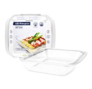 Orbegozo Serie BNC Bandejas de Vidrio - Versatilidad en tu Cocina - Resistencia y Durabilidad Unicas - Capacidadad 1.8L - Apto para Horno - Microondas y Lavavajillas