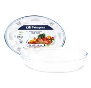 Orbegozo Serie BNO Bandejas de Vidrio - 2.4L - Resistencia y Versatilidad en tu Cocina - Ideal para Horno y Microondas - Durabilidad y Facilidad de Limpieza - Libre de BPA