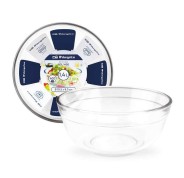 Orbegozo Serie BOL Juego de Boles de Vidrio Ultrarresistentes - Versatiles y Duraderos - Capacidad de 1.4 / 2.3 / 3.5L - Apto para Horno - Microondas y Lavavajillas - Libre de BPA