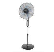 Orbegozo SF 1046 Ventilador de Pie - Temporizador hasta 1 Hora - Altura Regulable hasta 150cm - Potencia de 80W - 5 Aspas y 3 Velocidades - Funcion Oscilante y Cabezal Inclinable